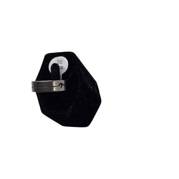 Stainless Steel Unisex Ring Sliver Tone Size 10 - Picture 5 of 8